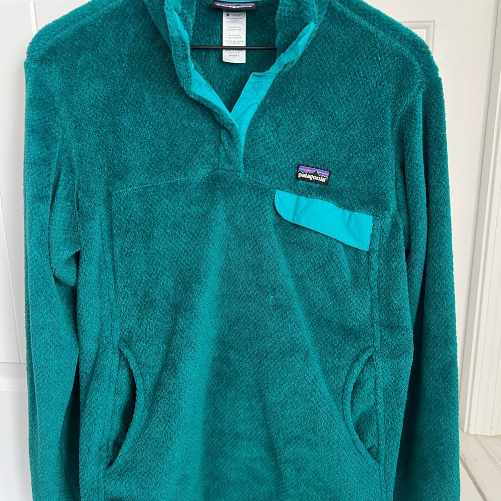 Women’s Patagonia Fleece Pullover Teal